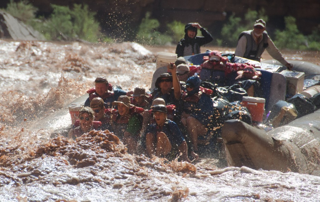 in the rapids