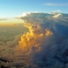 An An anvil-topped cumulonimbus cloud is mighty pretty, but watch out: It spells strong turbulence. (photo courtesy of askthepilot.com)