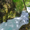 A glimpse of the gushing Tarawera River.