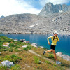 anine Patitucci running Evolution Loop in the Sierra high country. (Photo courtesy of Patitucci Photo.)