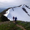 Two of the campers on Juneau Ridge.