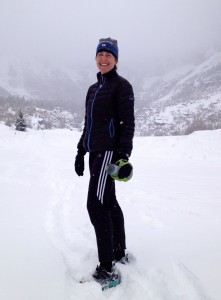 Morgan took this photo of me on one of my Telluride runs, a couple of days before my dad's funeral.