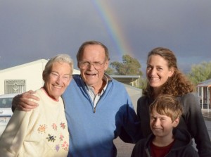 My son Kyle and me visiting my dad and mom last December.