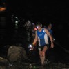 Scott crossing the river in the 2009 Western States 100.