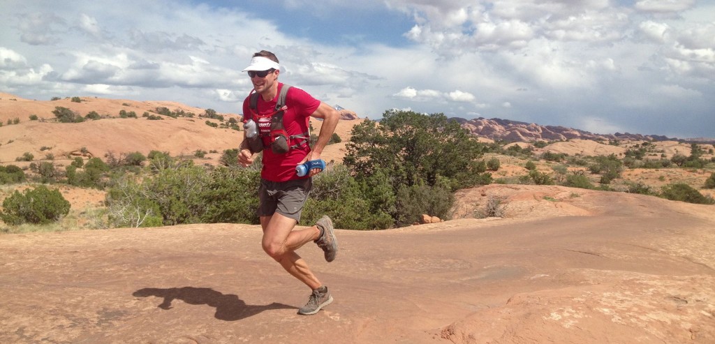 Matt Hart's profile pic on Facebook shows him running Moab.