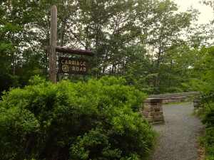 The entrance to the Carriage Roads