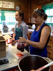 Two of the Deer Isle locals who make jams at Nervous Nellie's.