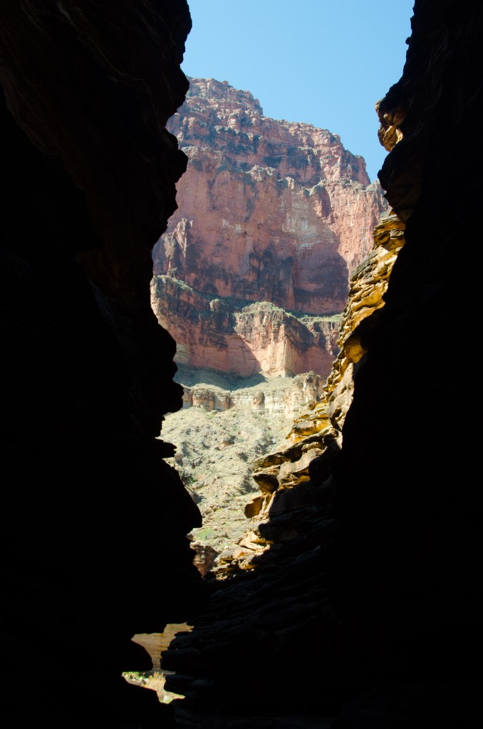 crevice and reflection