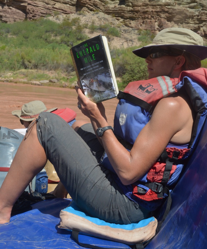 Fittingly, my copy of this book is now warped and stained brown with Colorado River water.