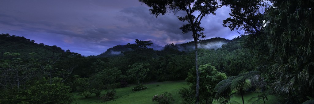 Sunset after a rainstorm above the Rafiki Safari Lodge. Photo by Morgan Smith