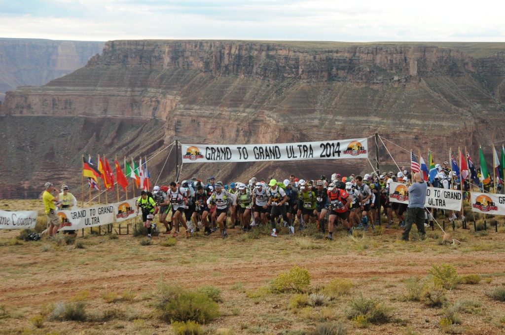The Sept. 21 start of the Grand to Grand Ultra on the North Rim of the Grand Canyon. Photo courtesy of Grand to Grand Ultra