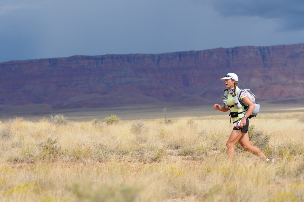 Sarah Lavender Smith running Grand to Grand Ultra