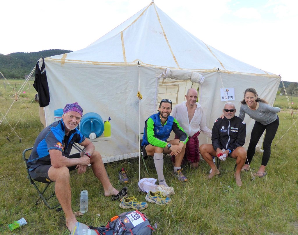 our tent group on last stage