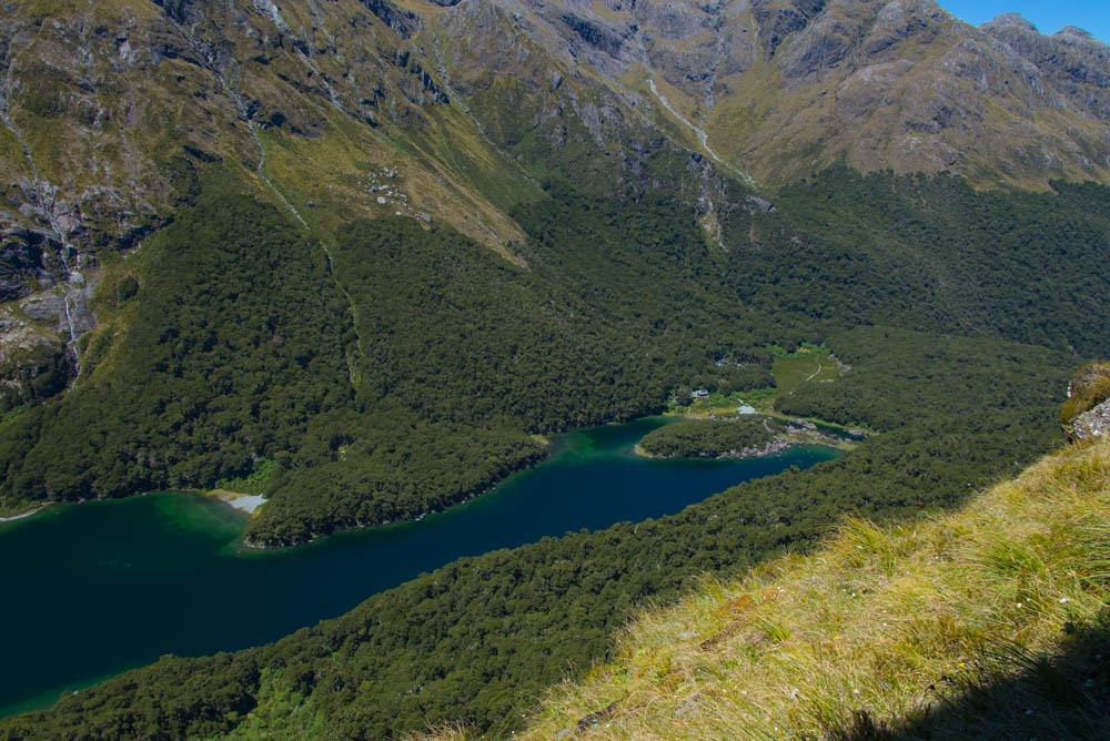 looking down on Lake Mackenzie