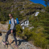 rocky stretch above Falls hut entering scrub zone