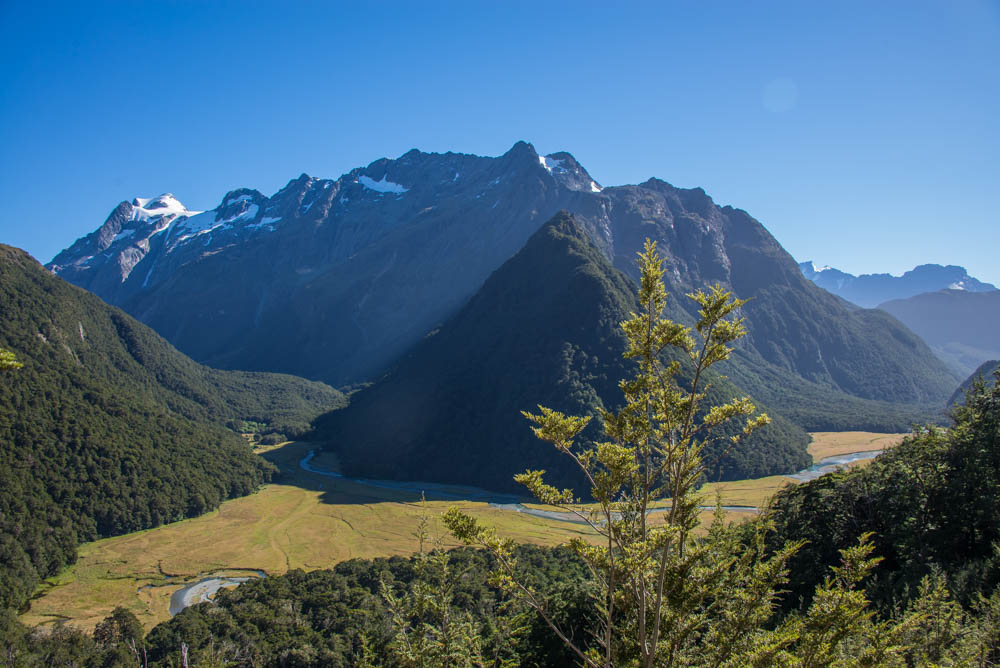 view on way up to Falls Hut