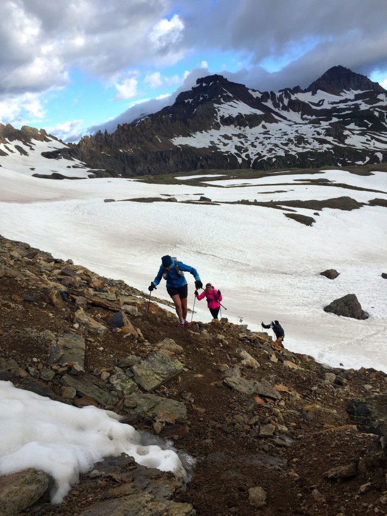 Trekking up part of Virginius.