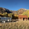 Airstream and barn Fall 2017